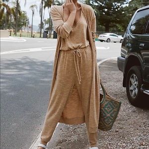 Free People Jumpsuit w matching sweater